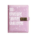 100 Days Envelope Savings Challenge (Pink Glitter)